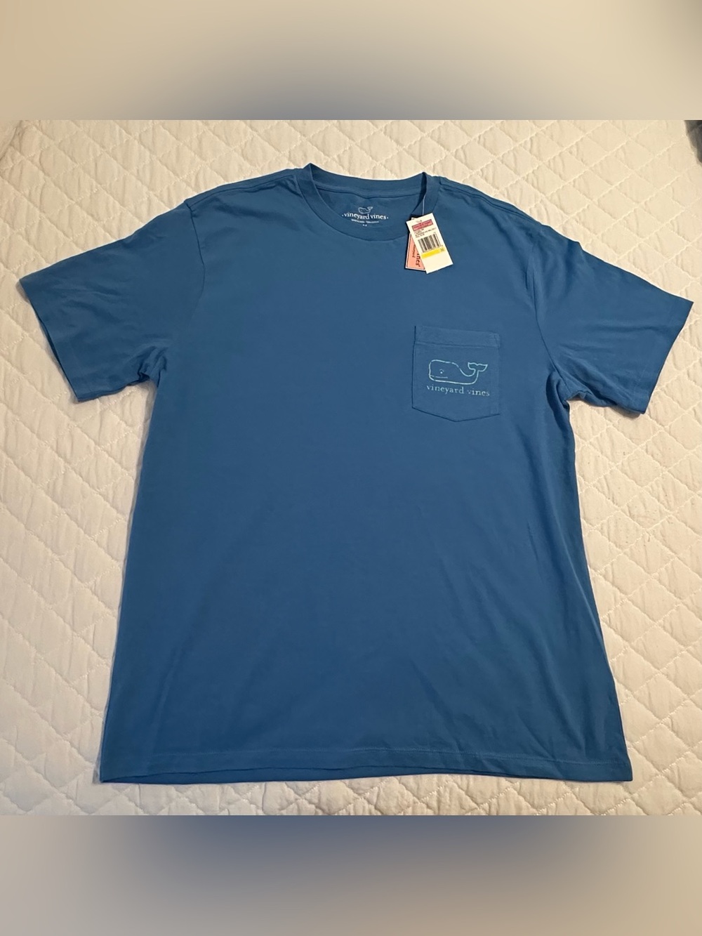 Vineyard Vines Men's Pocket Tee in Blue
